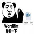 word很大你忍一下