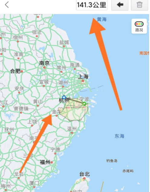 百度地图怎么测距