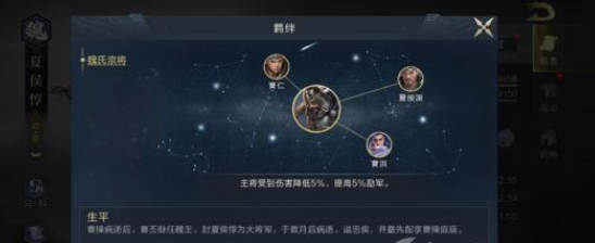 鸿图之下夏侯惇武将技能及搭配推荐
