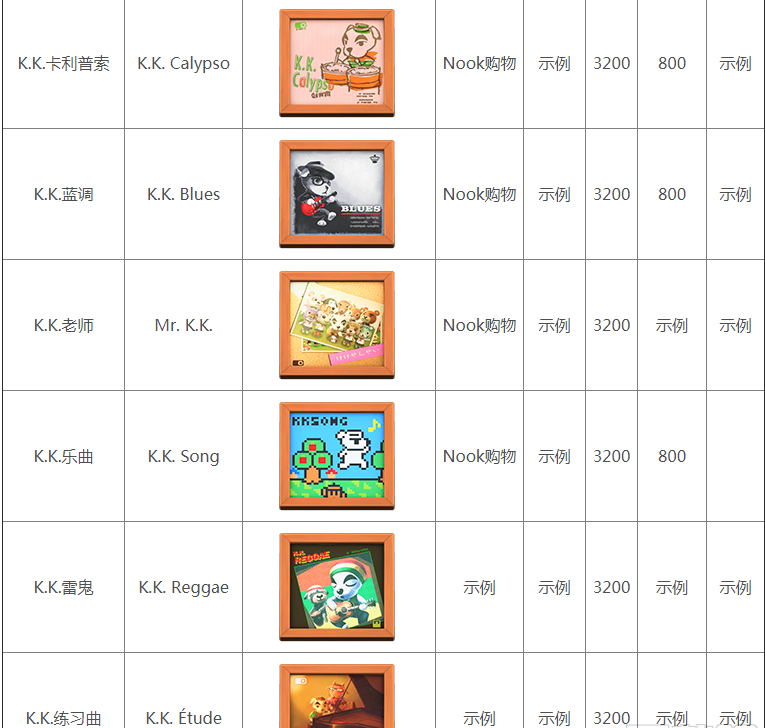 1591000994958383.png 集合啦动物森友会KK全部唱片图鉴分享