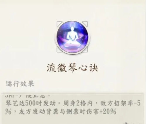 侠隐阁流徽琴心诀发动条件介绍