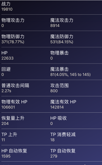 公主连结Re:Dive优衣角色技能相关属性介绍