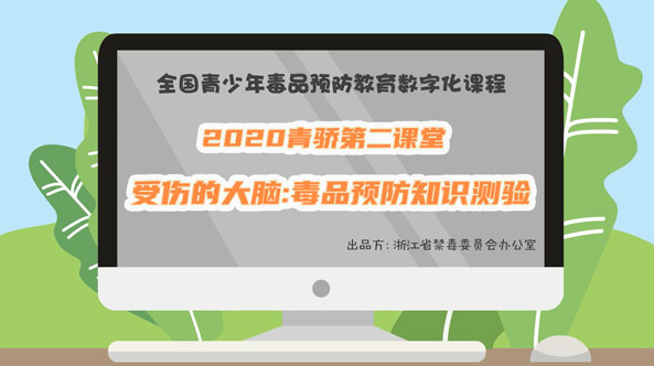 2020青骄第二课堂初一毒品预防知识测验答案